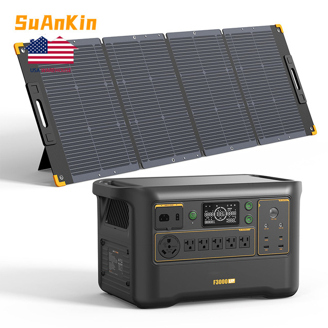 Wholesale 3072Wh 3600W LiFePO4 Battery Solar Generator High Capacity UPS Function Portable Power Station for Camping