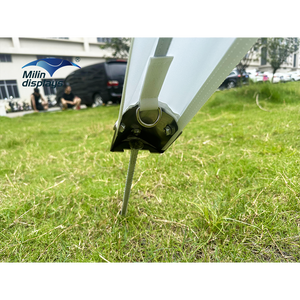 Abri pare-soleil en tissu Oxford imperméable 400D, auvent pour salons professionnels, événements en plein air, gazebo, tente araignée étoile - Product Image 6