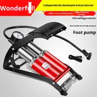 Pompe à pied portable en acier durable Dalishen A1756 pour vélo, moto, voiture, ballon de basket