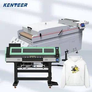 Warmte Overdracht Dtg T-Shirt Drukmachine Digitale Pet Film Printer 60 Cm Dtf Printer Met Poeder Schudmachine