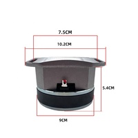 Haut-parleur Super Bullet Tweeter de haute qualité 600W Max, professionnel, 4 ohms, 4 pouces, en aluminium, pour l'audio automobile, vente chaude