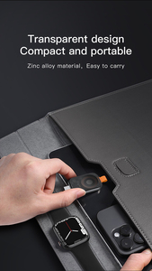 El mejor cargador inalámbrico magnético con diseño transparente elegante, cargador de reloj inteligente portátil compacto tipo C <span class=keywords><strong>para</strong></span> hombres, mujeres y niños - Product Image 6