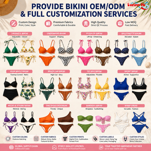 <span class=keywords><strong>Maillot</strong></span> <span class=keywords><strong>de</strong></span> bain bikini OEM ODM pour femme en Spandex extensible avec soutien <span class=keywords><strong>de</strong></span> la poitrine, service <span class=keywords><strong>de</strong></span> personnalisation complète - Product Image 2