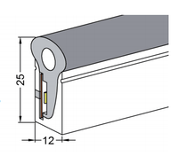 Tubo de Neón RGB 1225, 12V 24V, IP67, Impermeable, Luz de Neón Flexible LED para Exteriores