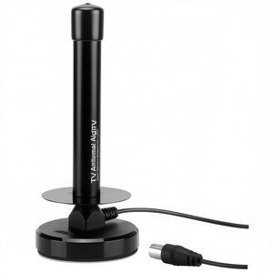 Antena de TV para Interiores, Amplificador de Señal Digital HDTV, Recepción Amplificada con Conector de Cable Coaxial para Uso Doméstico - Product Image 2