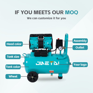 1200W 7bar 8bar điện <span class=keywords><strong>AC</strong></span> <span class=keywords><strong>Piston</strong></span> dầu miễn phí im lặng nha khoa Máy nén khí - Product Image 4