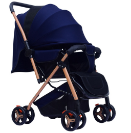 Cochecito de Bebé Ligero con Asa Reversible, Asiento Ajustable, Tela de Lino, Marco de Acero, Amortiguación de Impactos - Product Image 5