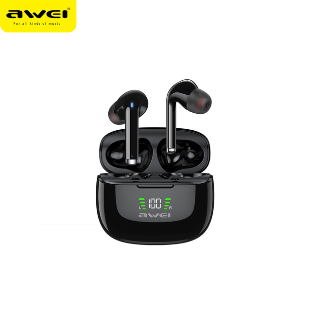 Professional ANC Noise Cancelling In-Ear Headphones 2nd Gen 4th Generation Waterproof Wireless Gaming Earbuds Digital Display JL