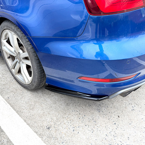 สปอยเลอร์มุมกันชนหลัง Audi A3 S3 8V สีดำเงา ลายคาร์บอนไฟเบอร์ วัสดุ ABS ติดตั้งง่าย สำหรับรถซีดาน ปี 2013-2016 - Product Image 3