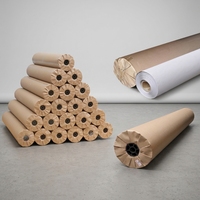 Papier journal blanc recyclable en pâte mixte 42 g/m² pour imprimante traceur CAD, compatible impression numérique/offset, pour vêtements et artisanat
