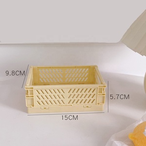 Mini Macaron sáng tạo có thể gập lại chủ bút sinh viên Kawaii văn phòng phẩm chủ bút nhựa mini lưu trữ hộp - Product Image 4