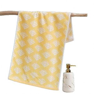 Serviette de bain pour adulte à séchage rapide, motif floral jacquard, 100% coton, douce, absorbante, non pelucheuse, adaptée à un usage domestique - Product Image 4