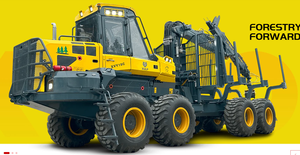 XUVOL OEM/ODM - Cortadora de Árboles Autonivelante Giratoria con Cabina, 8WD, Cosechadora Forestal con Ruedas - Product Image 3