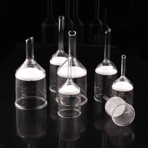 Borosilicato de vidro para uso em laboratório, alta qualidade, 3.3 vidro, filtro, funil, estilo boutner - Product Image 4