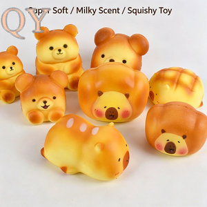 QY Kawaii <b>Panda</b> Bread Squishy <b>Toy</b> Ultra Soft PU Foam Slow Rebound Stress Relief Squeeze Sensory Gift for Kids Bir - Product Image 5