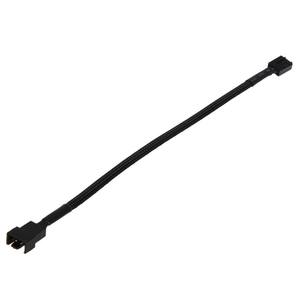 Kabel Daya Ekstensi Kipas PWM, 1 Sampai 1 2 3 4 5 Cara, 4 Pin Hitam Nilon Lengan Ekstensi Kipas Splitter - Product Image 2