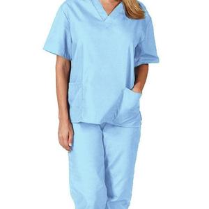 Enfermera Tight Medical Dental Staff Enfermera Uniforme quirúrgico Trajes de exfoliación para Mujeres Hombres Antiarrugas Lavable Conjuntos de uniformes de exfoliación - Product Image 4