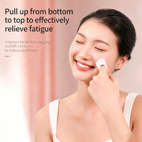 Rouleau facial miniature personnalisé avec logo, outil de lifting du visage, produits de beauté pour femmes, rouleau de massage des yeux en silicone anti-rides