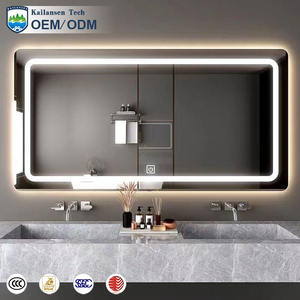 Espejo <span class=keywords><strong>de</strong></span> Baño con Marco Personalizado <span class=keywords><strong>de</strong></span> Fábrica, Espejo LED Inteligente para Baño, Espejo Rectangular Grande <span class=keywords><strong>de</strong></span> Vidrio Flotado con Clasificación IP44, Espejos Grandes Retroiluminados - Product Image 6