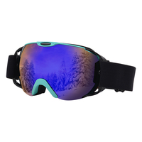 Lunettes de ski UV multicolores pour hommes et femmes, verres de sécurité pour caméra, Anti-buée, lunettes de neige, pour motocross/snowboard