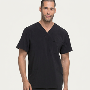 Uniformes Médicos Unisex de Primera Calidad BEMORE SPORTS, Blusas Médicas de Manga Corta con Cuello en V, Tejido de Spandex/Poliéster - Product Image 1