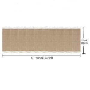 <span class=keywords><strong>Chemin</strong></span> de <span class=keywords><strong>table</strong></span> à manger multicolore de ferme vintage, décorations de <span class=keywords><strong>chemin</strong></span> de <span class=keywords><strong>table</strong></span> en <span class=keywords><strong>jute</strong></span>, <span class=keywords><strong>chemin</strong></span> de <span class=keywords><strong>table</strong></span> de mariage en toile de <span class=keywords><strong>jute</strong></span> - Product Image 4