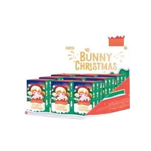Official Poopmart Cute Bunny Christmas Series Blind Box <strong>Figure</strong> Authentic PVC Anime Inspired Frozen Surprise Resin Assembly - Product Image 1