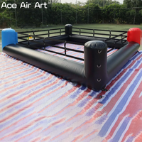 Arène de lutte de jeu gonflable commerciale | Ring de boxe sportive pour événements et activités amusantes | Anneau de lutte gonflable