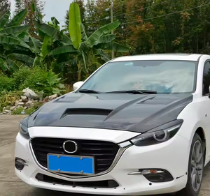 Per 2014 2019 Mazda 3 Axela cofano in fibra di carbonio nuovo nero opaco <span class=keywords><strong>riparazione</strong></span> sostituire la copertura del motore - Product Image 6