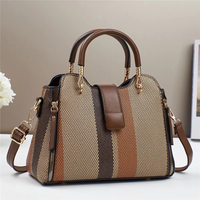 Sac à main fourre-tout décontracté pour femmes Lady Style fermeture à glissière léger en cuir PU doublure en Polyester personnalisable