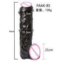 Dildo Anal Súper Grande de 66 cm, Juguetes Eróticos para Adultos, FAAK Sex Shop, Dildo Realista Extra Grande, King Size, Gigante