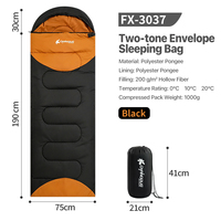 Sac de couchage portable pour adulte, léger, imperméable, pour le camping, avec sac de compression, OEM personnalisé