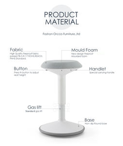 Taburete Moderno y Saludable para Trabajar Sentado o de Pie, con Altura Ajustable Eléctricamente, para Mesa de Oficina Eléctrica, Escritorio de Oficina para Trabajar de Pie o Sentado - Product Image 2