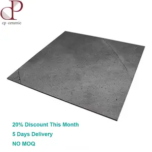 600x600 cinza claro acabamento de superfície fosco com projetado piso rústico da telha de cimento