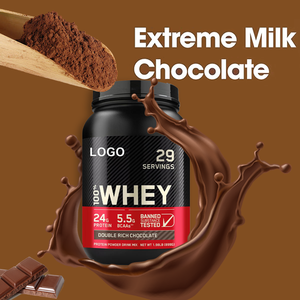 Poudre de Protéine de Lactosérum Pure en Gros, Suppléments Isolés, Nourri à l'Herbe, Halal, Soutien Musculaire Adulte, Saveur Chocolat, 899g - Product Image 3