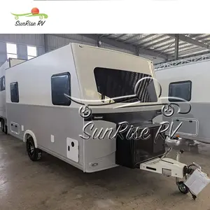 SUNRISE Manufacture China New Currents Passenger On Road RV Traile Camper Trailer Motorhome Camper Trailer