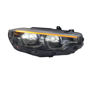 Accesorios para Automóviles SJC, Faros Láser para <span class=keywords><strong>BMW</strong></span> Serie 4 F32 M4, 2 Faros Delanteros Blancos y Amarillos DRLs 430 435 440i, Conexión Plug and Play - Product Image 5