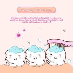 Patrón de dibujos animados Cute Little Monkey Cepillo de dientes eléctrico sónico para niños Versión de batería - Product Image 6