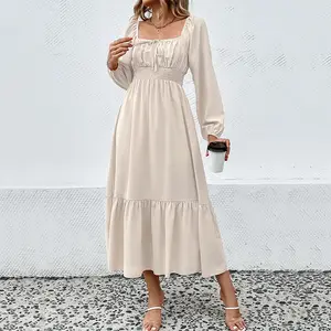 2024 Moda Elegante Casual Muçulmano Womens Vestidos 2, Peça Muçulmano Define Kimono Bordado para Estilos de Luxo/