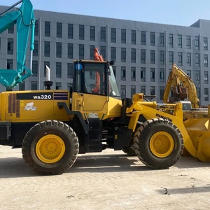 Cargadora de Ruedas Komatsu 320 WA320 Usada, Equipo de Construcción, Cargadora Frontal Japonesa WA380 en Buenas Condiciones - Product Image 2