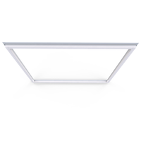 Panneau lumineux LED carré de haute qualité, moderne, à haute luminosité, 600x600, 48W, pour bureau, montage en surface, aluminium