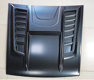Cubierta de cuchara de capó negro mate de alta calidad para Dmax 2020 up Accesorio de coche Protección de capó - Product Image 6