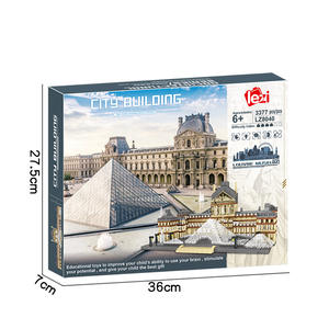 3377 pièces arrivé France le musée du Louvre <span class=keywords><strong>Culture</strong></span> Mini brique Mini calture bloc de construction jouet pour adultes et enfants cadeau de noël - Product Image 2