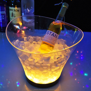 Nuevo diseño <span class=keywords><strong>de</strong></span> plástico acrílico transparente cerveza vodka champán eléctrico luz led cubo <span class=keywords><strong>de</strong></span> <span class=keywords><strong>hielo</strong></span> - Product Image 6
