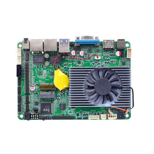 N100 Industrial Motherboard 2 RTL8111H Lan DDR4 Max 32G 12V 8 USB 6 COM SATA3.0 MSATA M.2 for WIFI/5G