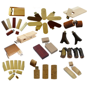 Bằng Gỗ Memory Stick Đĩa 4GB 8GB 16GB 32GB 64GB 128GB Biểu Tượng Laser Khắc Sáng Tạo Xoay Tre Bằng Gỗ USB Flash Drive - Product Image 4