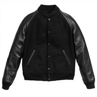 Veste universitaire pour homme en toile, à capuche, avec fermeture éclair, coupe-vent, imperméable, pour l'hiver, décontractée, streetwear, veste letterman, chaude