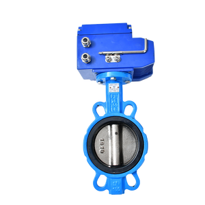 วาล์วผีเสื้อแบบจานเหล็กดัดขึ้นรูปมาตรฐานสำหรับโรงงาน - Product Image 1