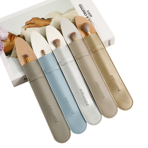 Sợi Nhỏ Vải Hai Mặt Dày Nhung Bàn Chải Lông Mày Bút Chì <span class=keywords><strong>Pouch</strong></span> Tay Áo Chủ Logo - Product Image 3