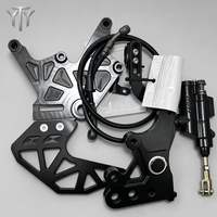 Support de frein arrière double et repose-pieds Sur-Ron Light Bee X LBX en aluminium CNC 7075 renforcé pour vélo électrique haute performance
